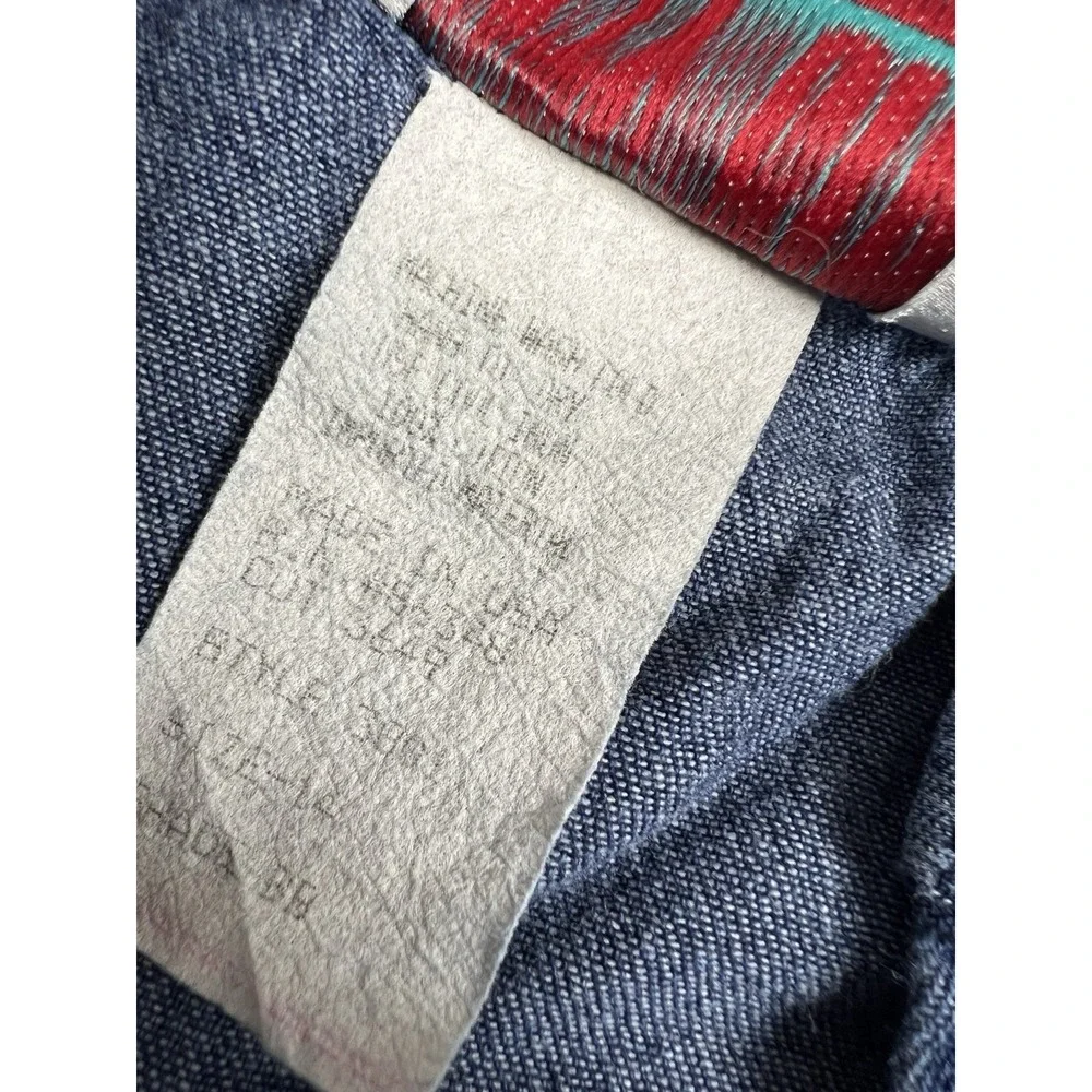 Vintage City Girl Sport Skirt Womens 14 Blue Denim Dark Wash Long USA‎